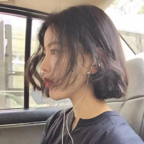 网红吃瓜短发图片大全大图